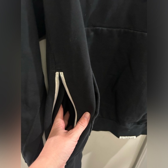 Nike Standard Issue Hoodie Women’s Large Black Pocket Zipper - Picture 7 of 9